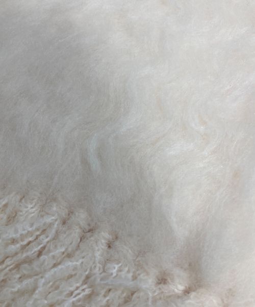 THE TOE（ザ・トゥー）THE TOE (ザ・トゥー) シャギーマフラー アイボリー サイズ:Freeの古着・服飾アイテム