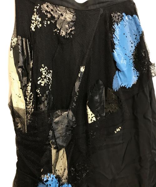 TOGA ARCHIVES（トーガアーカイブス）TOGA ARCHIVES (トーガアーカイブス) ペイントチュールスカート ブラック サイズ:SIZE M (38)の古着・服飾アイテム