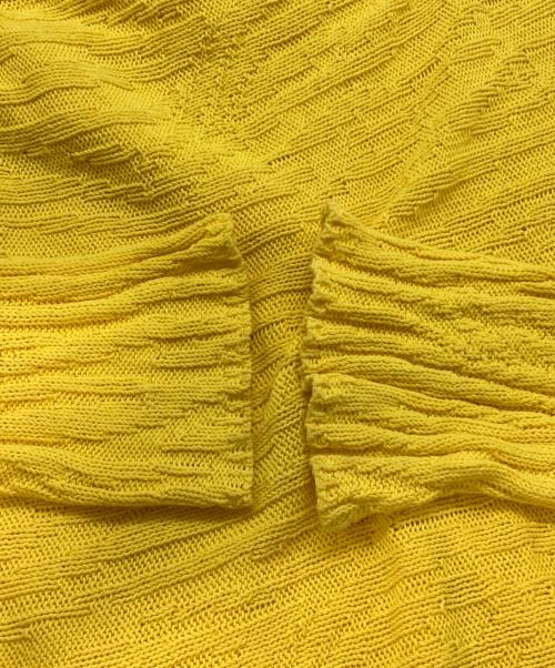 MARQUES ALMEIDA（マルケス アルメイダ）MARQUES ALMEIDA (マルケス アルメイダ) アシンメトリーセーター イエロー サイズ:Sの古着・服飾アイテム