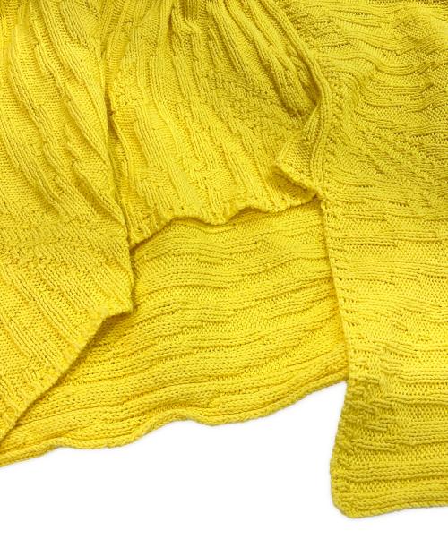 MARQUES ALMEIDA（マルケス アルメイダ）MARQUES ALMEIDA (マルケス アルメイダ) アシンメトリーセーター イエロー サイズ:Sの古着・服飾アイテム