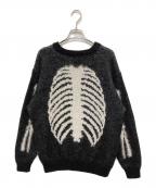 FTWエフティーダブリュー）の古着「MOHAIR KNIT SWEATER」｜ブラック