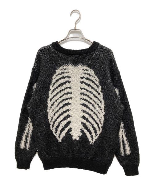 FTW（エフティーダブリュー）FTW (エフティーダブリュー) MOHAIR KNIT SWEATER ブラック サイズ:Mの古着・服飾アイテム