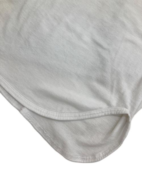 Champion（チャンピオン）Champion (チャンピオン) 80s ヘンリーネックカットソー ホワイト×ネイビー サイズ:Sの古着・服飾アイテム