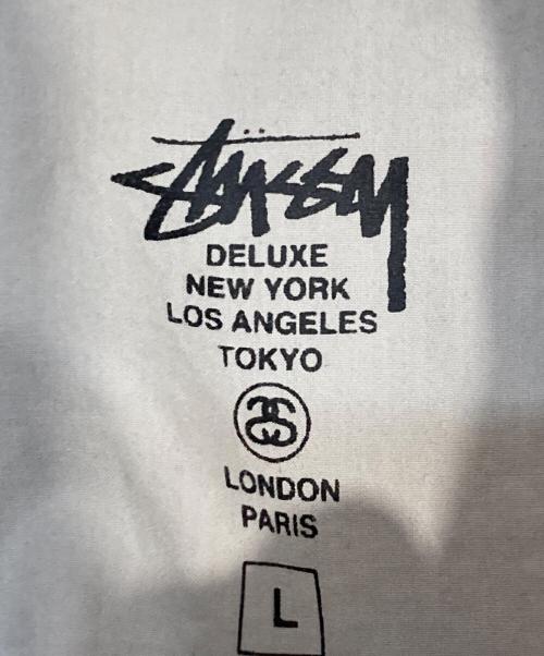 stussy（ステューシー）stussy (ステューシー) ナイロン半袖シャツ グレー サイズ:Lの古着・服飾アイテム