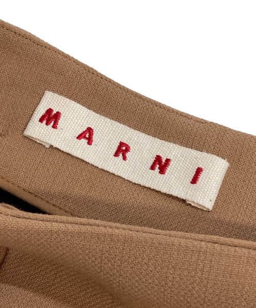 MARNI（マルニ）MARNI (マルニ) 台形スカート ベージュ サイズ:Lの古着・服飾アイテム