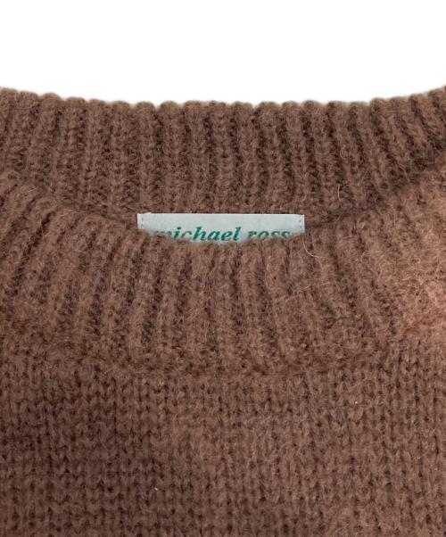 michael ross（マイケル ロス）michael ross (マイケル ロス) SHIPS (シップス) モヘヤプルオーバー ブラウン サイズ:Freeの古着・服飾アイテム