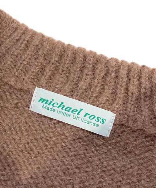 michael ross（マイケル ロス）michael ross (マイケル ロス) SHIPS (シップス) モヘヤプルオーバー ブラウン サイズ:Freeの古着・服飾アイテム
