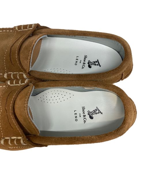 REGAL（リーガル）REGAL (リーガル) leno (リノ) スエードコインローファー ブラウン サイズ:23cmの古着・服飾アイテム