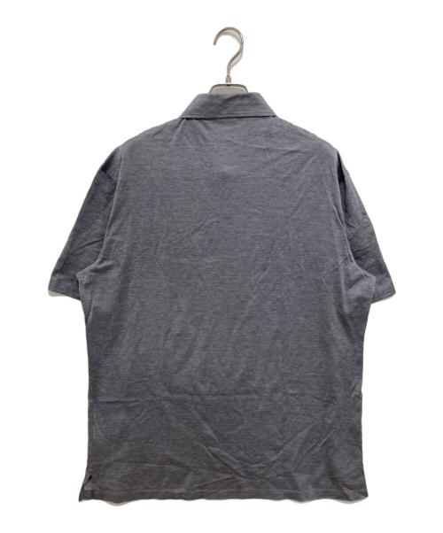 ERMENEGILDO ZEGNA（エルメネジルド・ゼニア）Ermenegildo Zegna (エルメネジルド・ゼニア) ポロシャツ グレー サイズ:L/52の古着・服飾アイテム
