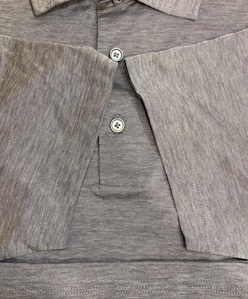 ERMENEGILDO ZEGNA（エルメネジルド・ゼニア）Ermenegildo Zegna (エルメネジルド・ゼニア) ポロシャツ グレー サイズ:L/52の古着・服飾アイテム