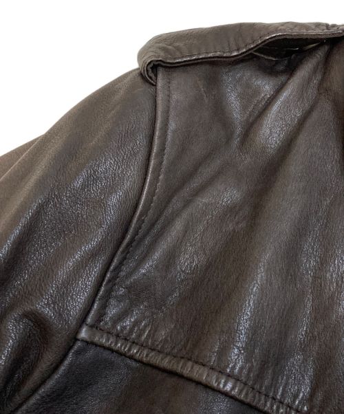 Golden Bear（ゴールデンベア）Golden Bear (ゴールデンベア) レザージャケット ブラウン サイズ:Mの古着・服飾アイテム