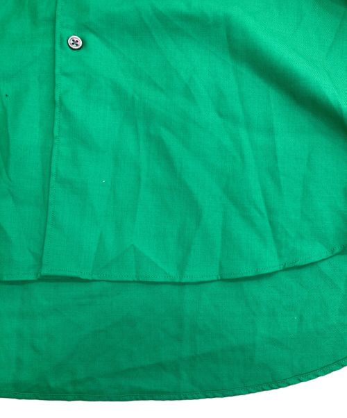 mb（エムビー）mb (エムビー) ハイエンド尾州ウールシャツ グリーン サイズ:Lの古着・服飾アイテム