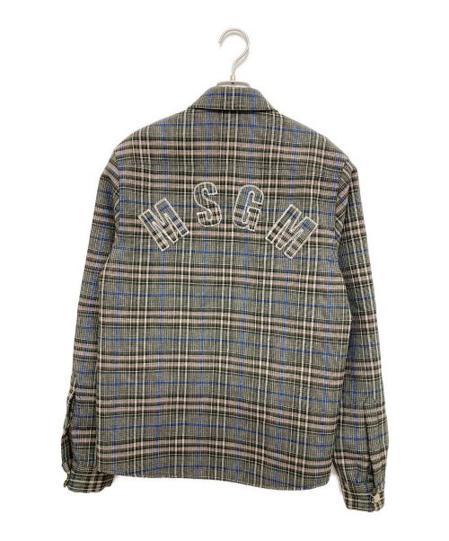 MSGM（エムエスジーエム）MSGM (エムエスジーエム) 中綿シャツジャケット グリーン サイズ:44の古着・服飾アイテム