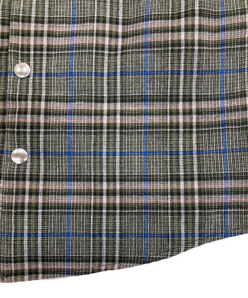 MSGM（エムエスジーエム）MSGM (エムエスジーエム) 中綿シャツジャケット グリーン サイズ:44の古着・服飾アイテム