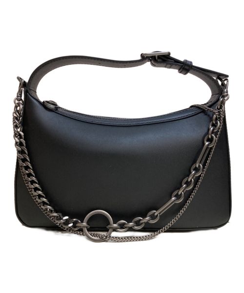 CHARLES & KEITH（チャールズアンドキース）CHARLES & KEITH (チャールズ＆キース) both (ボース) ジュールレザーチェーンエンベリッシュドバッグ ブラックの古着・服飾アイテム