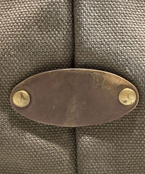 SLOW（スロウ）SLOW (スロウ) キャンパストートレザーバッグ オリーブの古着・服飾アイテム