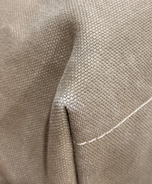 SLOW（スロウ）SLOW (スロウ) キャンパストートレザーバッグ オリーブの古着・服飾アイテム