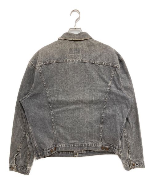 LEVI'S（リーバイス）LEVI'S (リーバイス) 先染めブラックデニムジャケット ブラック サイズ:Lの古着・服飾アイテム