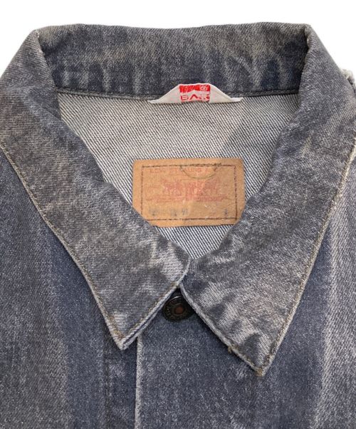 LEVI'S（リーバイス）LEVI'S (リーバイス) 先染めブラックデニムジャケット ブラック サイズ:Lの古着・服飾アイテム