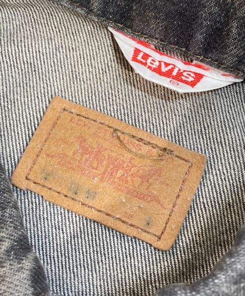 LEVI'S（リーバイス）LEVI'S (リーバイス) 先染めブラックデニムジャケット ブラック サイズ:Lの古着・服飾アイテム