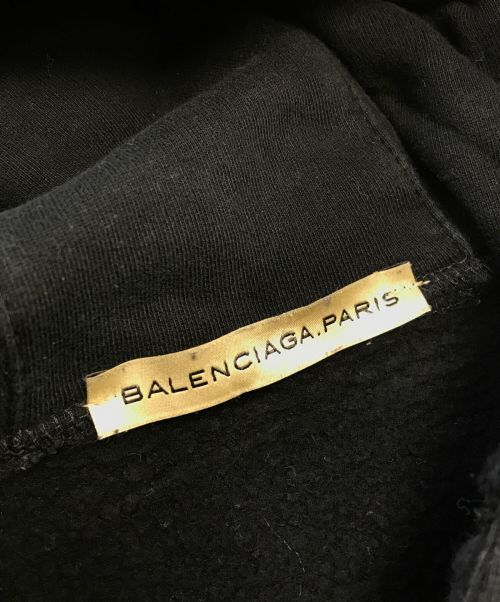 BALENCIAGA（バレンシアガ）BALENCIAGA (バレンシアガ) プルオーバーパーカー ブラック サイズ:XLの古着・服飾アイテム