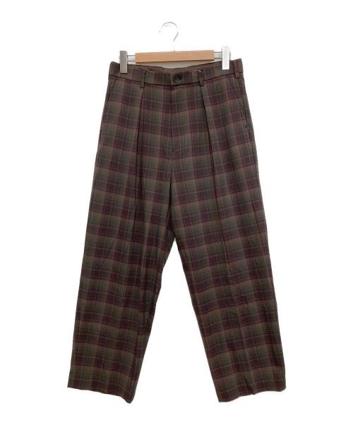 JOURNAL STANDARD（ジャーナルスタンダード）JOURNAL STANDARD (ジャーナルスタンダード) シームレッサタックイン1プリーツパンツ ブラウン サイズ:M 未使用品の古着・服飾アイテム