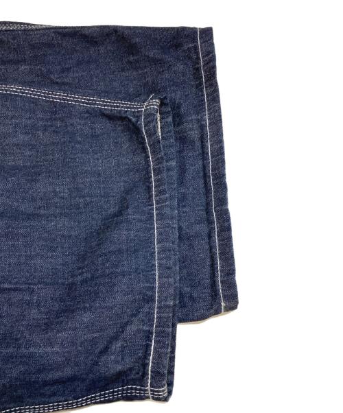 Something（サムシング）Something (サムシング) FREAK'S STORE (フリークスストア) 別注ボタンフライサロペット ネイビー サイズ:Mの古着・服飾アイテム