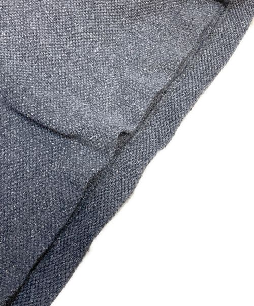 cornier（コルニエ）Cornier (コルニエ) SILK NEP HEAVY MOSS STITCH POLO SHIRTS グレー サイズ:Mの古着・服飾アイテム