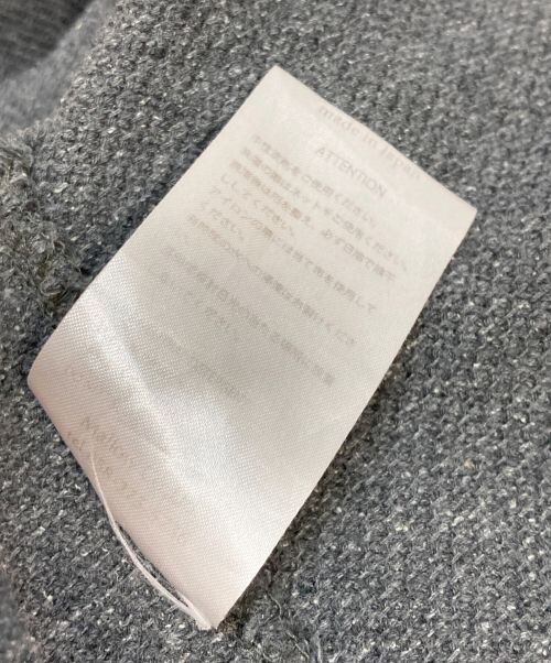 cornier（コルニエ）Cornier (コルニエ) SILK NEP HEAVY MOSS STITCH POLO SHIRTS グレー サイズ:Mの古着・服飾アイテム