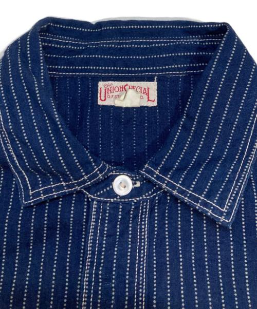 freewheelers（フリーホイーラーズ）FREEWHEELERS (フリーホイーラーズ) 半袖シャツ ネイビー サイズ:Lの古着・服飾アイテム