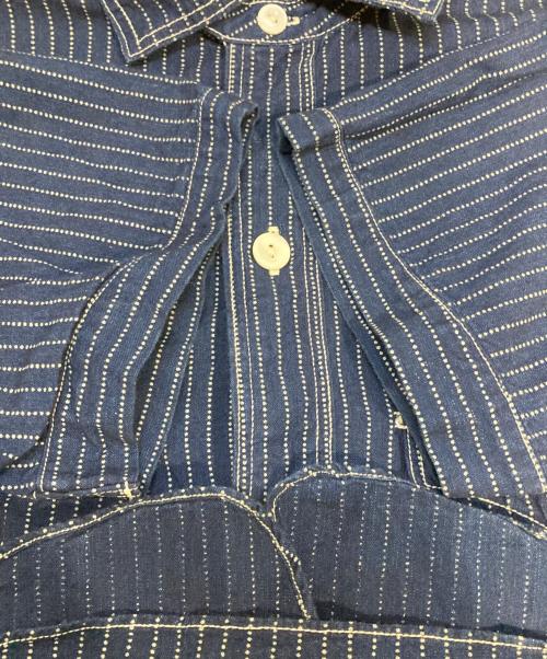 freewheelers（フリーホイーラーズ）FREEWHEELERS (フリーホイーラーズ) 半袖シャツ ネイビー サイズ:Lの古着・服飾アイテム