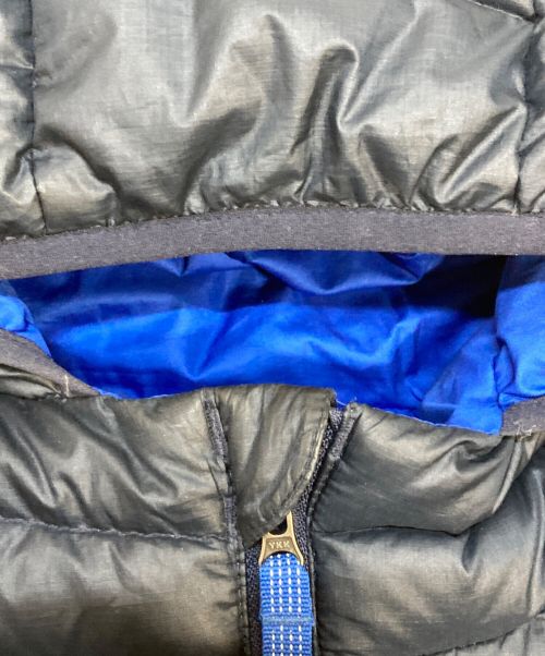 Patagonia（パタゴニア）Patagonia (パタゴニア) ボーイズハイロフトダウンセーターフーディー ネイビー サイズ:M/10の古着・服飾アイテム
