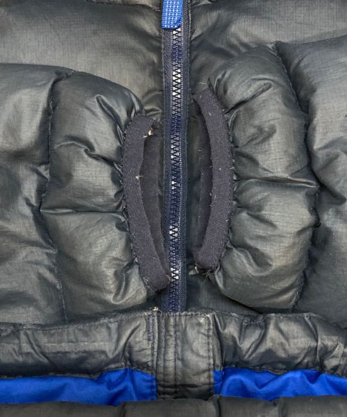 Patagonia（パタゴニア）Patagonia (パタゴニア) ボーイズハイロフトダウンセーターフーディー ネイビー サイズ:M/10の古着・服飾アイテム