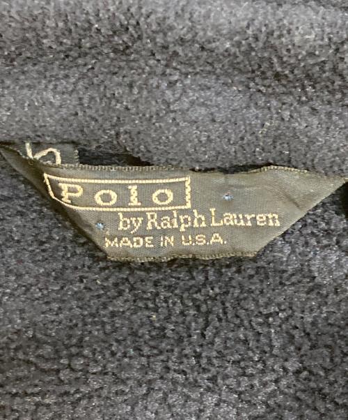 POLO RALPH LAUREN（ポロ・ラルフローレン）POLO RALPH LAUREN (ポロ・ラルフローレン) フリーススイングトップ ネイビー サイズ:XLの古着・服飾アイテム
