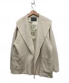 uncraveアンクレイヴ）の古着「リバーミドルコート」｜アイボリー