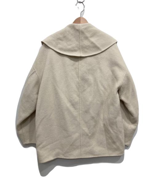 uncrave（アンクレイヴ）uncrave (アンクレイヴ) リバーミドルコート アイボリー サイズ:1の古着・服飾アイテム