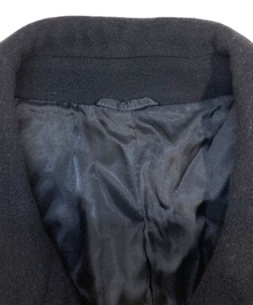 BASILE（バジーレ）BASILE (バジーレ) カシミヤベルテッドコート ブラック サイズ:XL(50)の古着・服飾アイテム