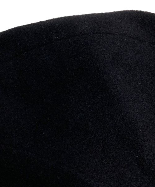 BASILE（バジーレ）BASILE (バジーレ) カシミヤベルテッドコート ブラック サイズ:XL(50)の古着・服飾アイテム