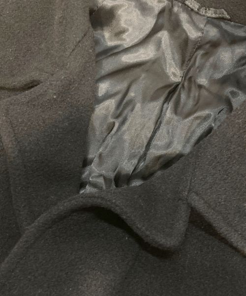 BASILE（バジーレ）BASILE (バジーレ) カシミヤベルテッドコート ブラック サイズ:XL(50)の古着・服飾アイテム