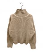 maison kitsuneメゾンキツネ）の古着「RIBBED PULLOVER」｜ベージュ