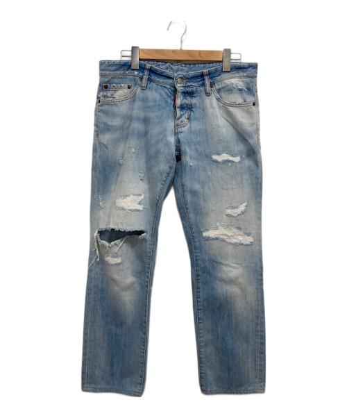 DSQUARED2（ディースクエアード）DSQUARED2 (ディースクエアード) デニムパンツ インディゴ サイズ:L(48)の古着・服飾アイテム