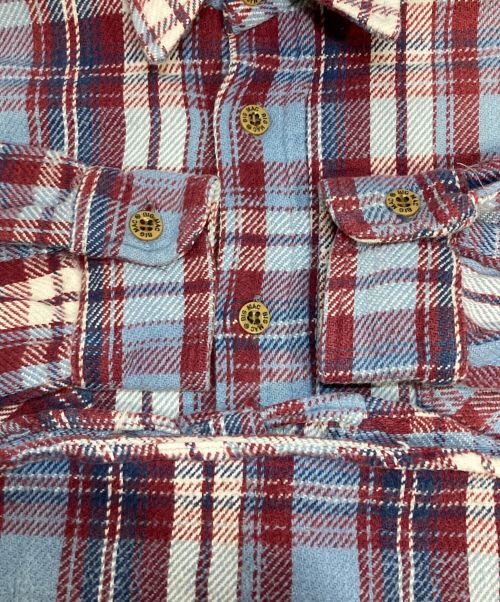 big mac（ビッグマック）BIG MAC (ビッグマック) チェックネルシャツ レッド サイズ:M Tallの古着・服飾アイテム