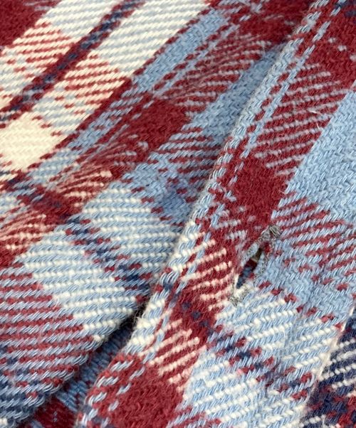 big mac（ビッグマック）BIG MAC (ビッグマック) チェックネルシャツ レッド サイズ:M Tallの古着・服飾アイテム