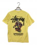 stussyステューシー）の古着「SPRING 20 TEE」｜イエロー