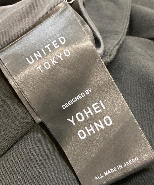UNITED TOKYO（ユナイテッドトーキョー）UNITED TOKYO (ユナイテッドトーキョー) シャーリングスカート BY YOHEI OHNO ブラック サイズ:Mの古着・服飾アイテム