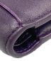 中古・古着 BOTTEGA VENETA (ボッテガベネタ) スモールカセット二つ折りファスナーウォレット パープル：23000円