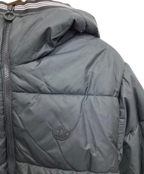 adidas Originals（アディダスオリジナル）adidas Originals (アディダスオリジナル) Padded Hooded Puffer Jacket ブラック サイズ:2XLの古着・服飾アイテム