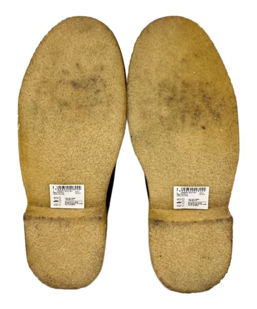 CLARKS（クラークス）CLARKS (クラークス) 厚底エナメルチャッカーブーツ ブラウン サイズ:UK6の古着・服飾アイテム