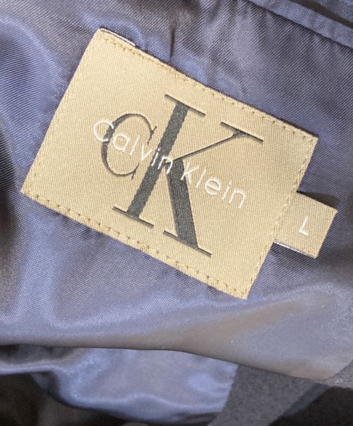 ck Calvin Klein（シーケーカルバンクライン）ck Calvin Klein (シーケーカルバンクライン) オーバーサイズダブルコート ネイビー サイズ:Lの古着・服飾アイテム