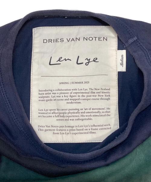 DRIES VAN NOTEN（ドリスヴァンノッテン）DRIES VAN NOTEN (ドリスヴァンノッテン) LEN LYE (レン・ライ) グラフィックプリントカットソー ネイビー サイズ:Mの古着・服飾アイテム